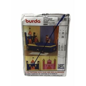 Burda 8541 Castle Bed Frame Storage Sewing Pattern